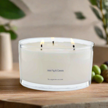 Load image into Gallery viewer, Wild Fig &amp; Cassis Three Wick Candle
