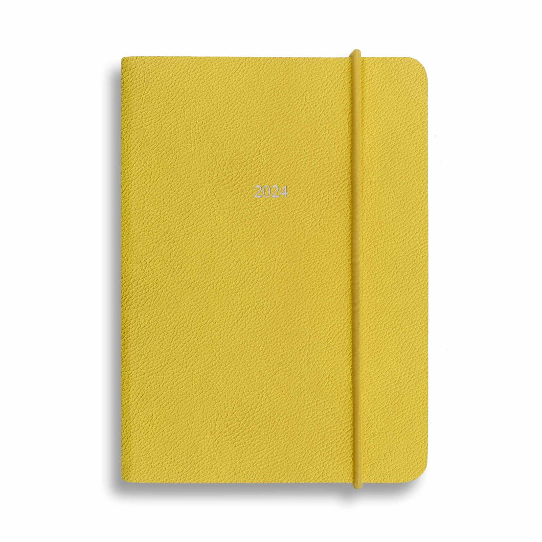 The Large OrganiseherTM Diary 2024 in Yellow Crispel