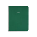 Midsize Notes in Forest Green Lizard - Feint ruled