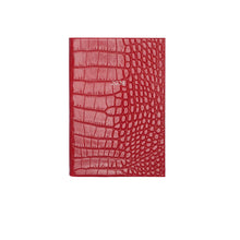 Load image into Gallery viewer, Small Belgravia Diary 2024 in Vibrant Red Croc
