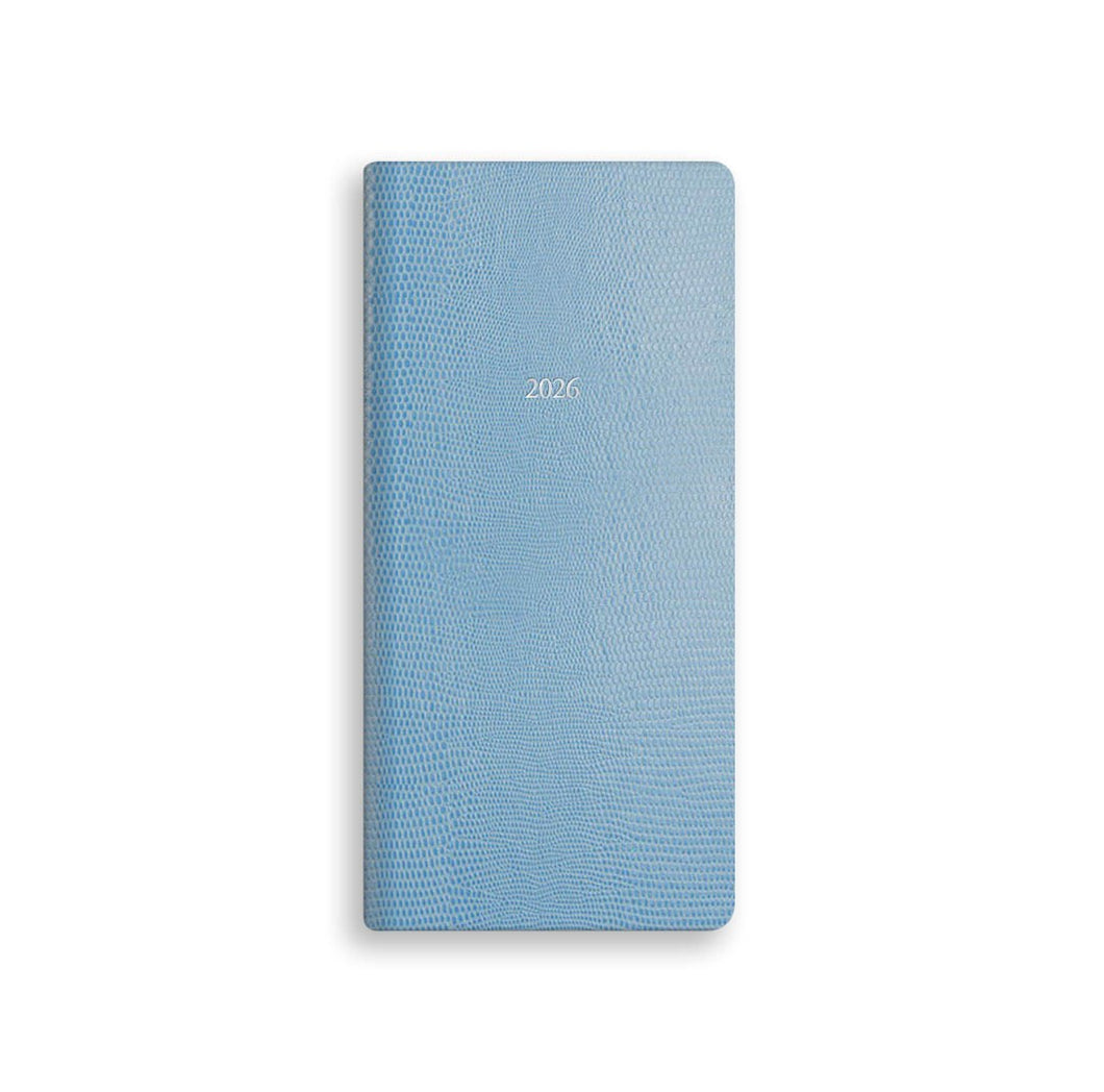 New Slim Pocket Belgravia Diary 2026 in Topaz Lizard