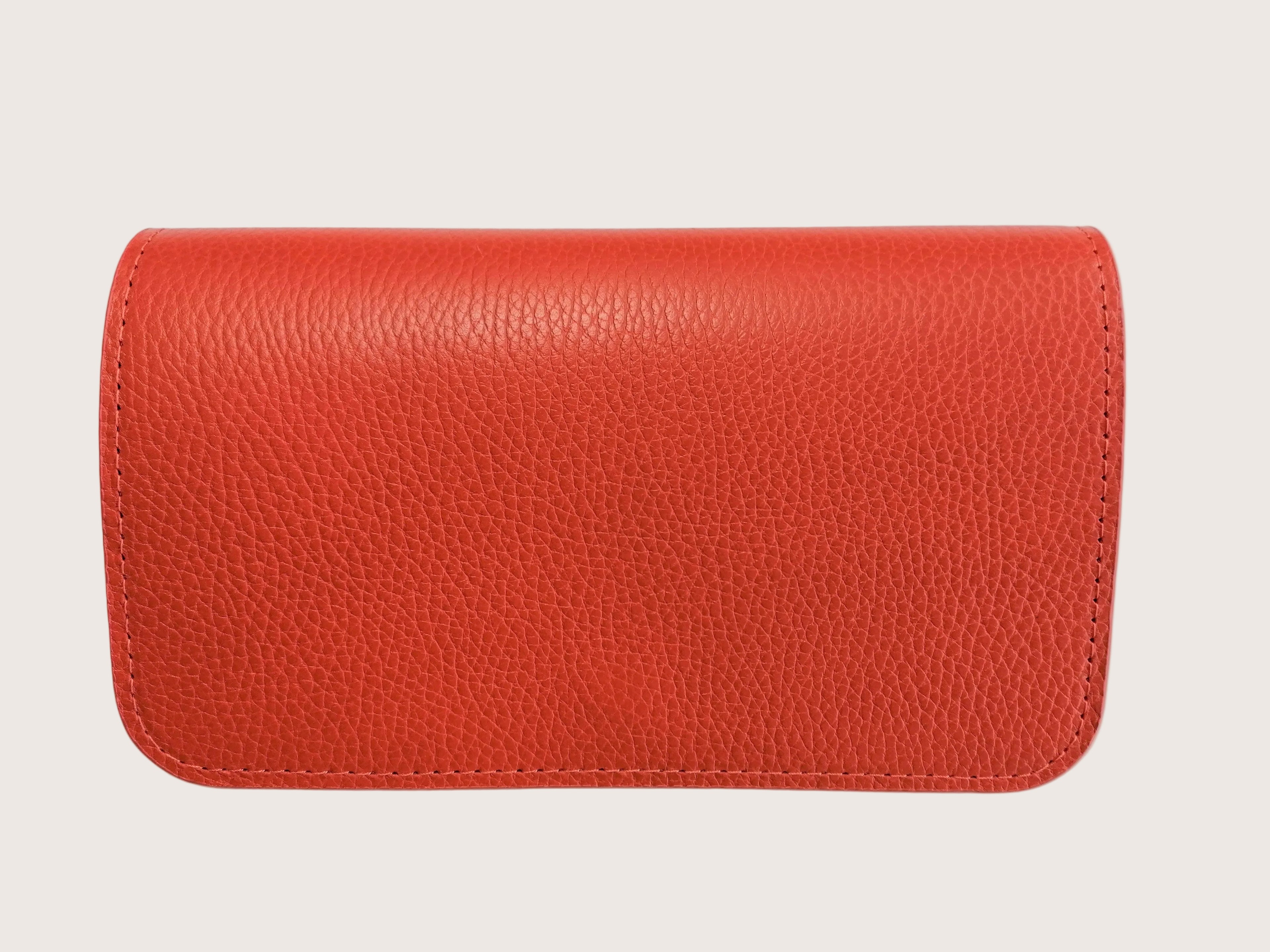 Chelsea Organiser Leather Wallet in Burnt Orange