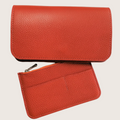 Chelsea Organiser Leather Wallet in Burnt Orange