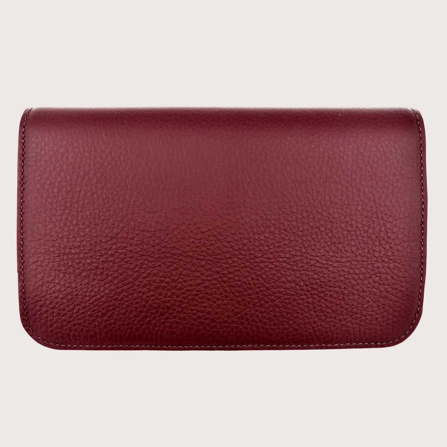 Chelsea Organiser Leather Wallet in Dark Red