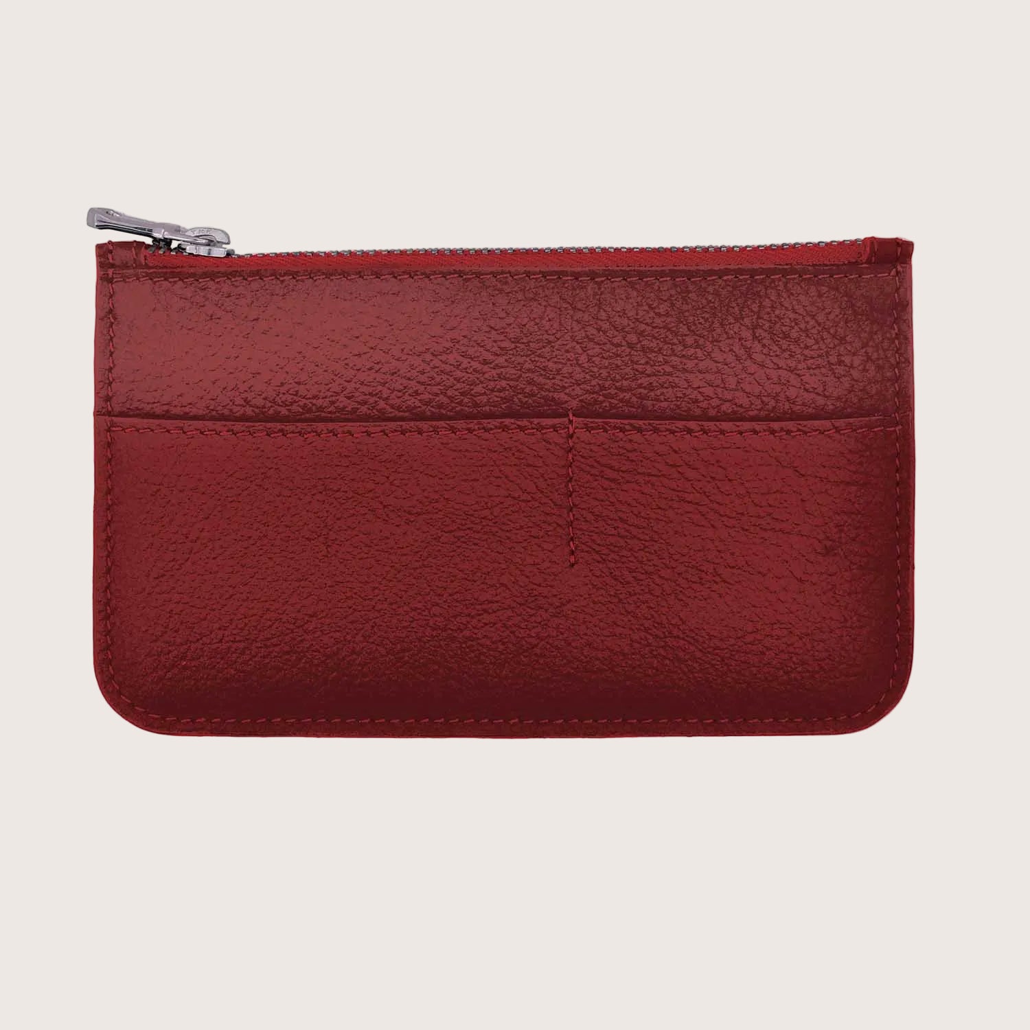 Chelsea Organiser Leather Wallet in Dark Red