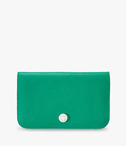 The Chelsea Wallet in Emerald Green