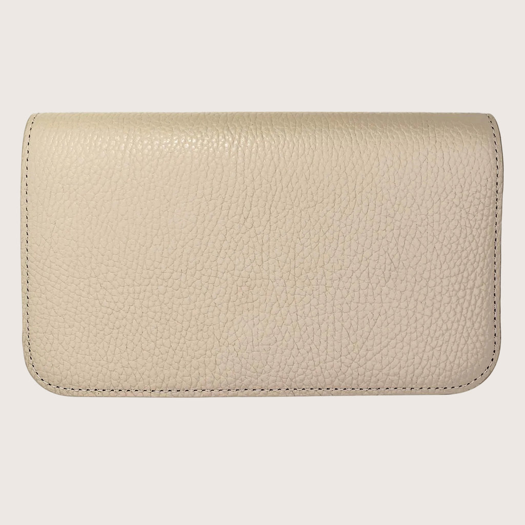 Chelsea Organiser Leather Wallet in Cream