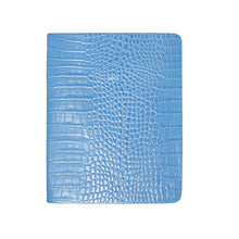 Load image into Gallery viewer, Large Belgravia Diary 2024 in Sky Blue Croc - LIMITED STOCK
