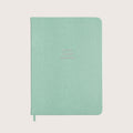 Midsize Ruled Pellaq Notebook in Mint Green Lizard - Dreams Thoughts Inspirations