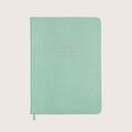 Midsize Ruled Pellaq Notebook in Mint Green Lizard - Live Well Laugh Often Love Much