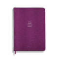 Dream Believe Work hard Achieve! - Midsize in Mulberry lizard - Feint ruled