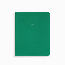 Load image into Gallery viewer, The Midsize OrganiseherTM Diary 2024 in Emerald Green Lizard
