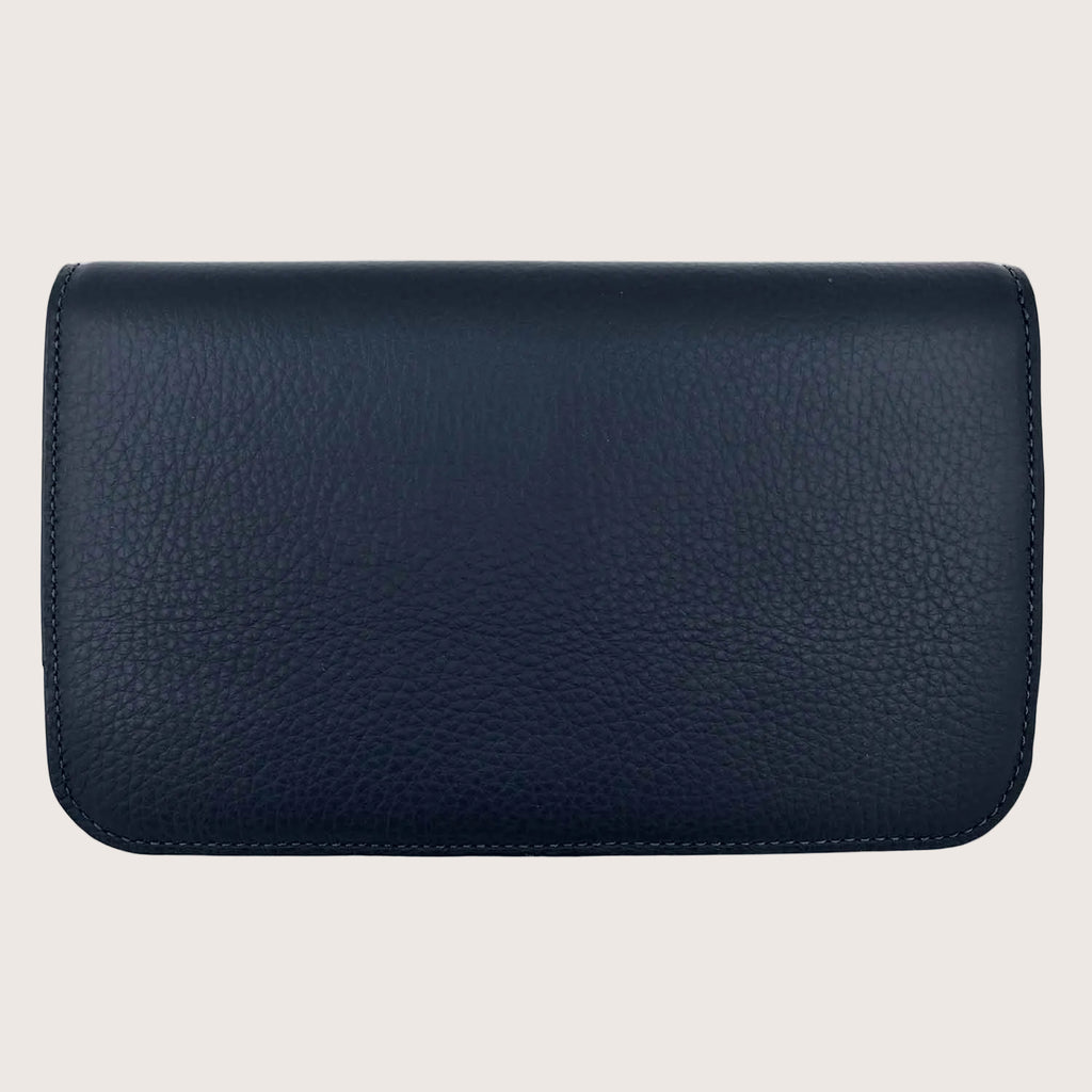 Chelsea Organiser Leather Wallet in Blue