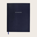 The Desk Book in Navy Blue Goatskin Leather