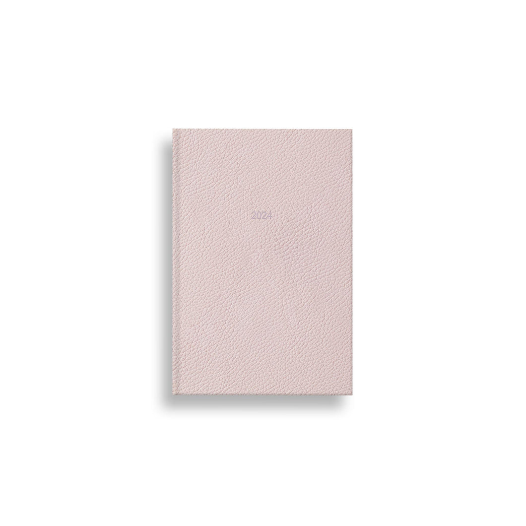 Small Belgravia Diary 2024 in Pale Pink Crispel