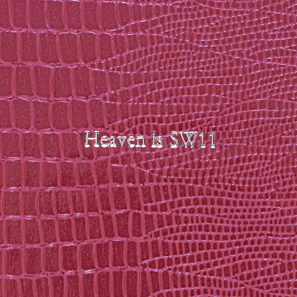 Small SW11 Pellaq Notebook in Raspberry Shimmer Iguana