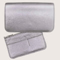 Chelsea Organiser Leather Wallet in Silver