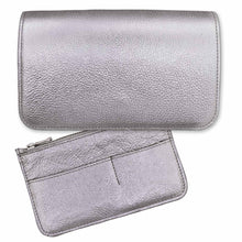 Load image into Gallery viewer, The Chelsea Wallet in Silver Leather
