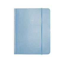 Load image into Gallery viewer, Large Belgravia Diary 2024 in Topaz Blue Lizard
